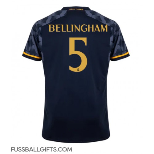 Real Madrid Jude Bellingham #5 Fußballbekleidung Auswärtstrikot 2023-24 Kurzarm